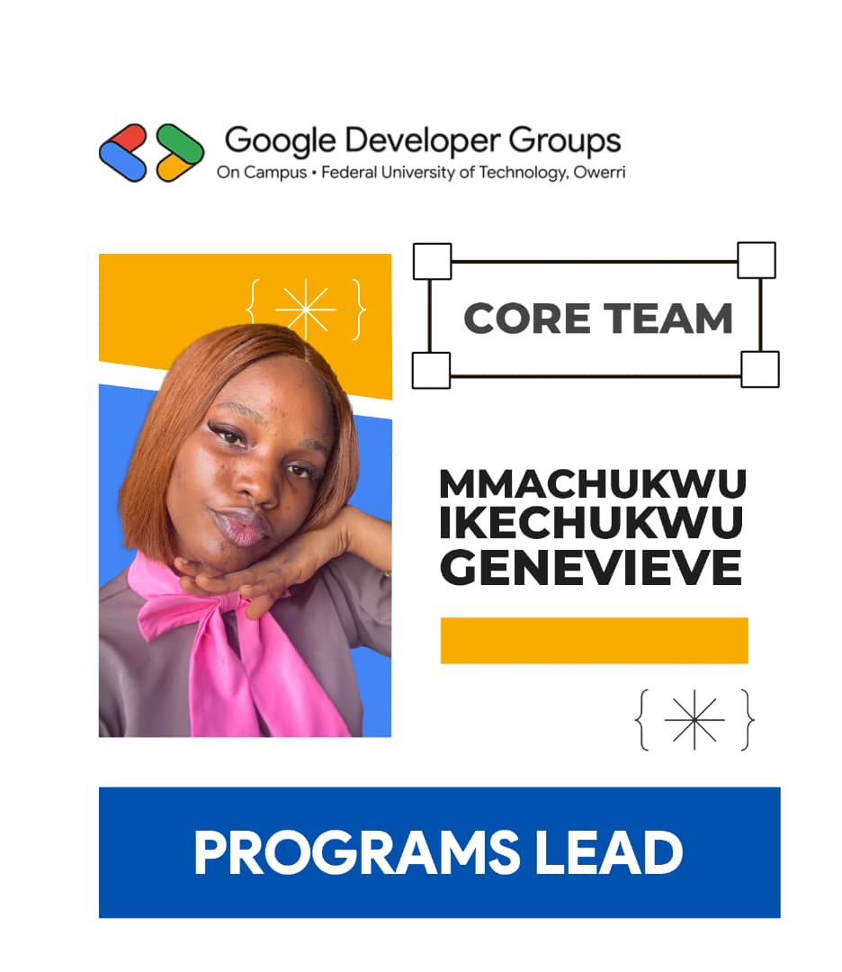 GDG on Campus FUTO tweet media