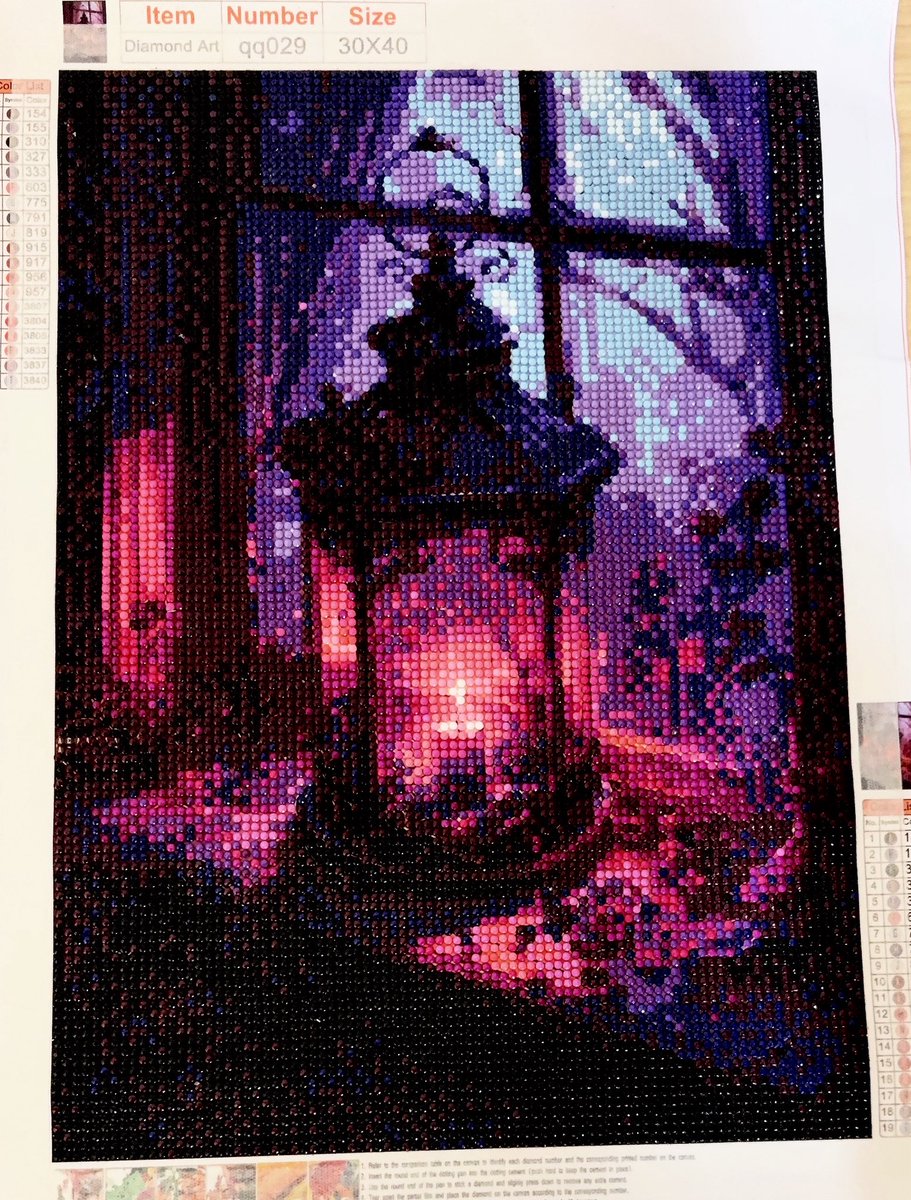 💎DA完成品💎】・24作品目 🕯30cm×40cm 🕯Round…19色 去年からずーっと