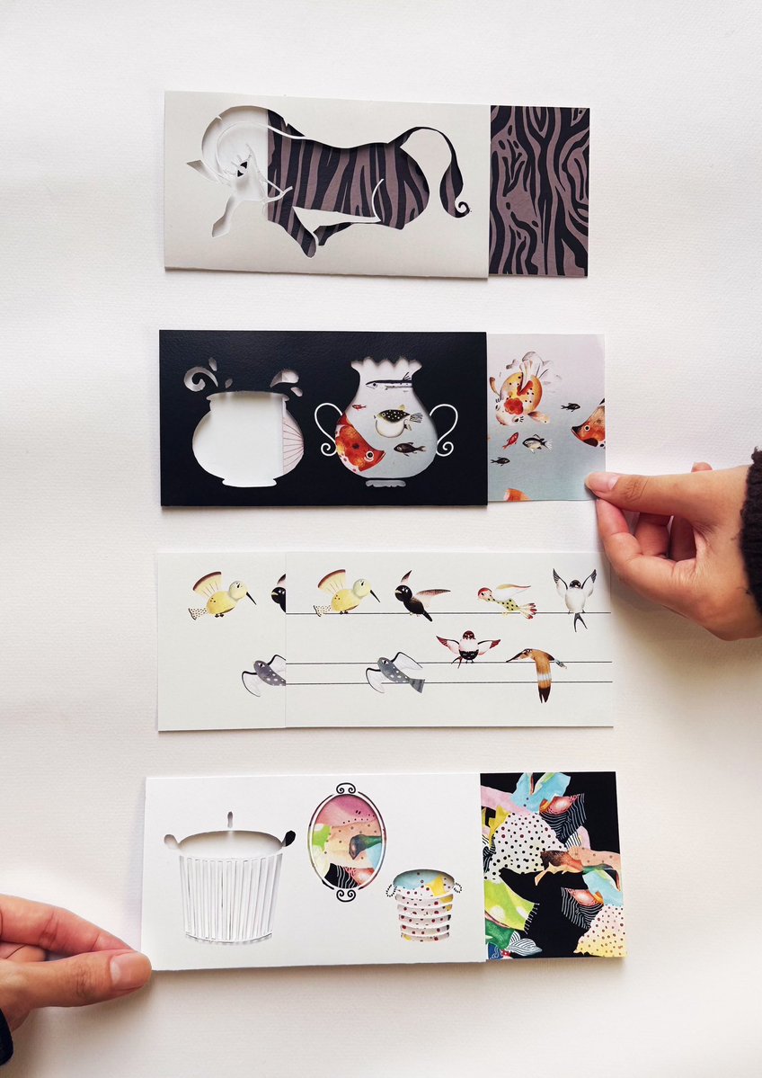 graphicapy's tweet image. ระเบียบเรียบร้อย
โดยทั่วไปคนจะคิดว่าความเป็นระเบียบมาจากความสมมาตร รูปทรง วางตามเส้นตรง ใหญ่ไปเล็ก บางไปหนา เข้มไปอ่อน แต่ไม่เคยนึกเลยว่าทำไมเราถึงคิดว่าแบบนั้นคือมีระเบียบแล้ว … มีแบบไหนอีกมั้ยที่ดูเป็นระเบียบแบบที่ไม่ได้กล่าวไว้ข้างบน

ผลงานของน้องพิต้า เรขศิลป์
#เรขศิลป์จุฬา