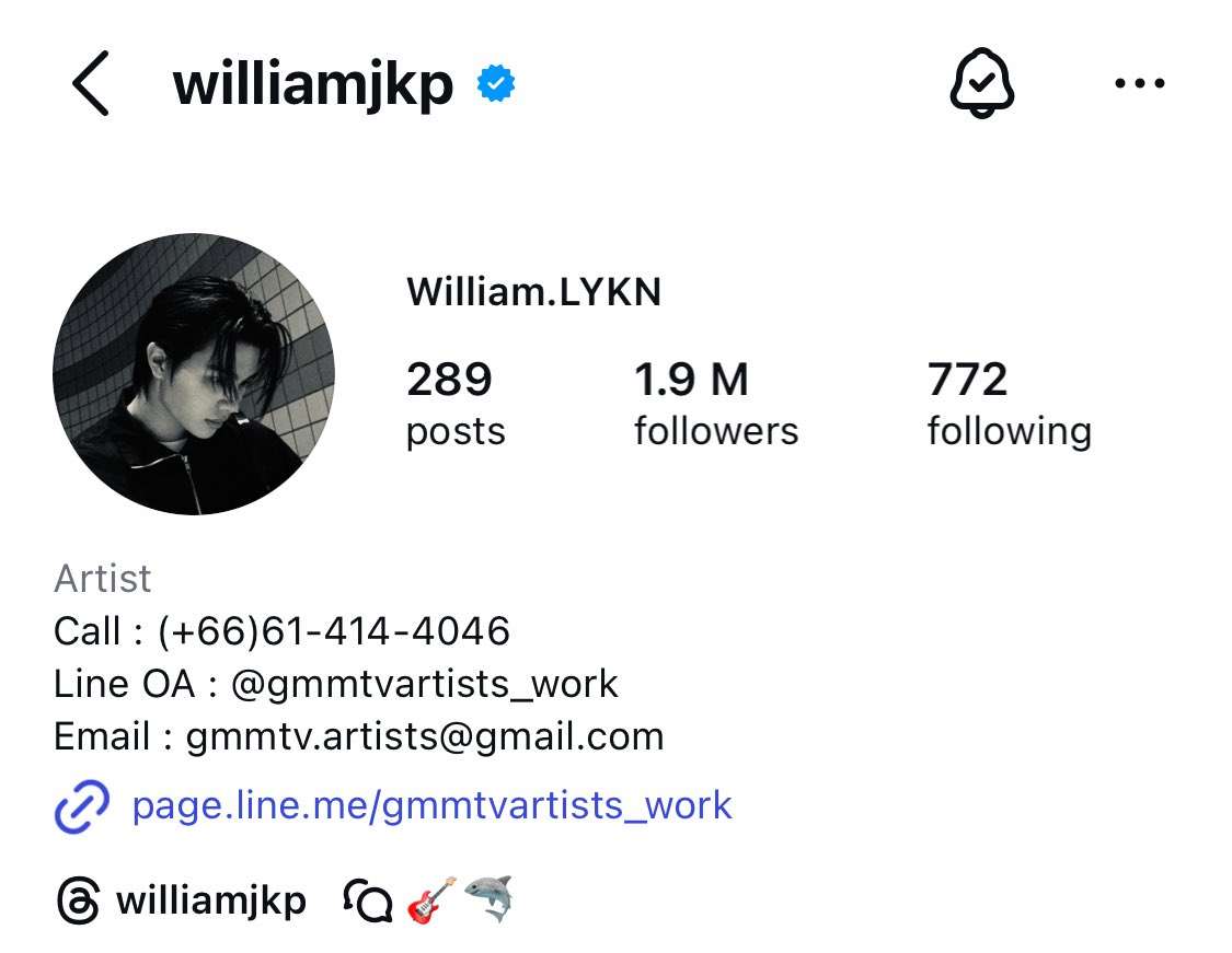 WILLIAM 1.9M FOLLOWERS ON INSTAGRAM!! ❤️

#williamjkp