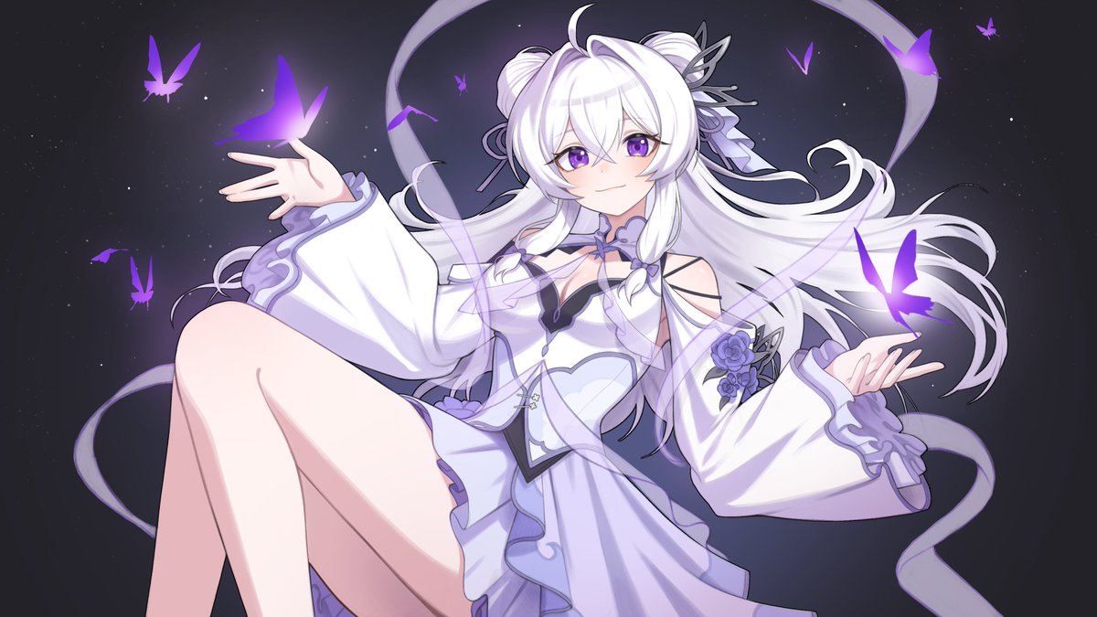 저번에 커미션 작업했던 일러스트에용🦋