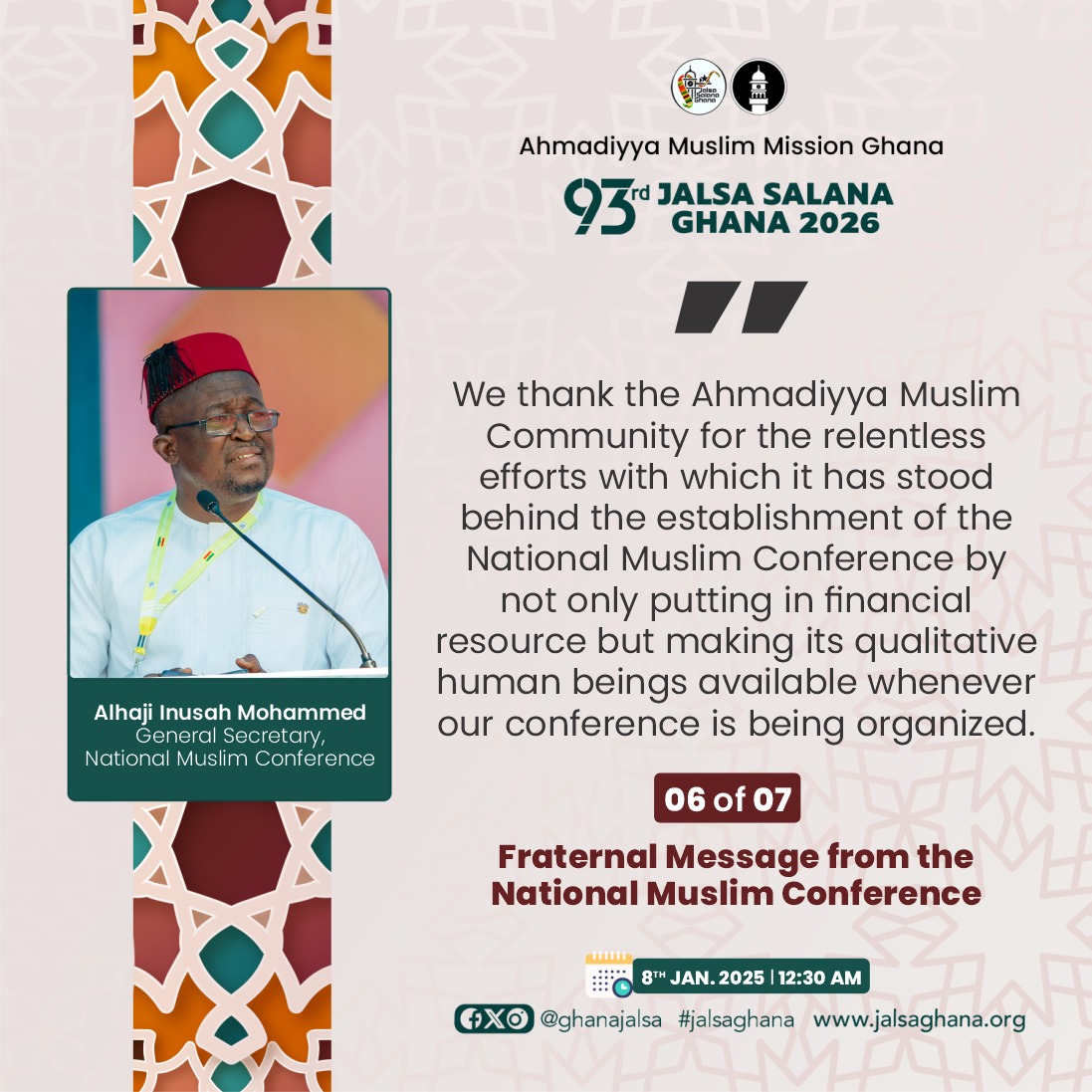 Jalsa Salana Ghana tweet media