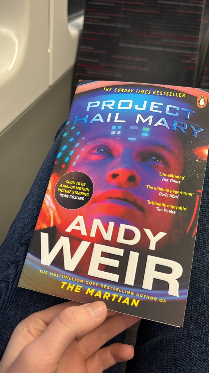 Good book. Very good book. 

Go read Project Hail Mary. 

Like now.