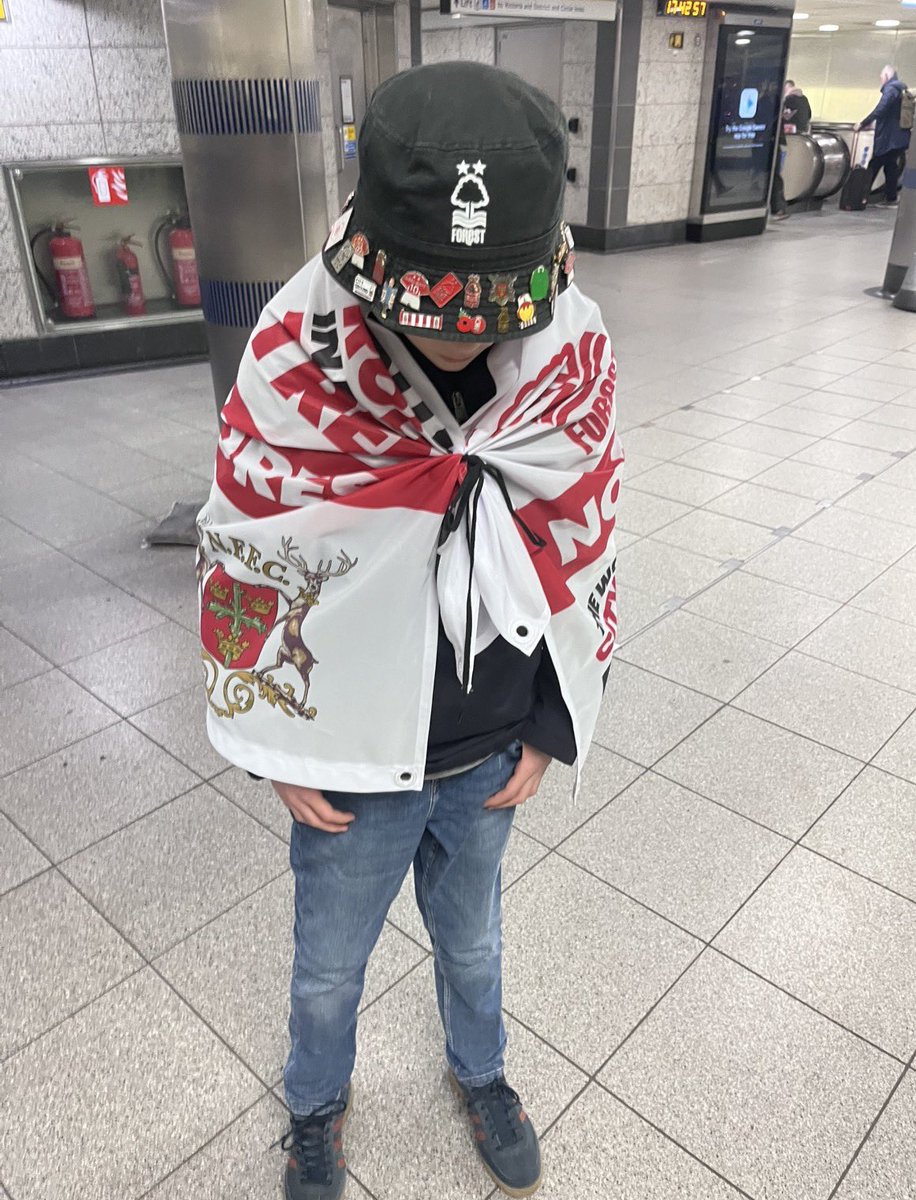 petermblackburn's tweet image. This is the bucket hat lost outside the ground in Braga when Josh was getting out of his wheelchair. There were fewer pin badges when it was lost. Please RT in the hope we can reunite them. Thank you for your support with this. #NFFC