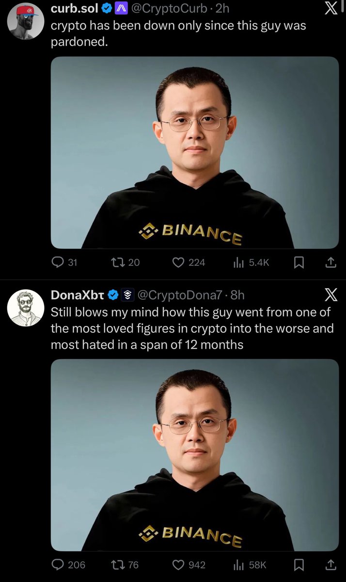 I think people give <a href="/cz_binance/">CZ 🔶 BNB</a> way too much credit.

The idea that CZ can single handedly pump or crash the entire market just doesn’t add up.

Let’s assume (hypothetically) he did have that kind of power.
What’s the incentive?

Money? Binance already generates millions in fees