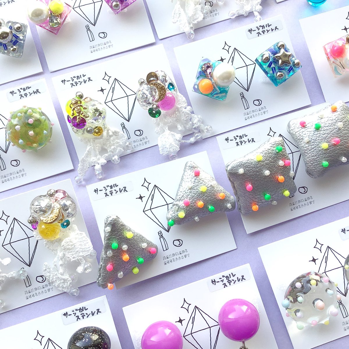 悠*華様 アクセサリー　いろいろ　まとめ i.handmade accessoryさんから、カラフルかわいいアクセサリーが届き