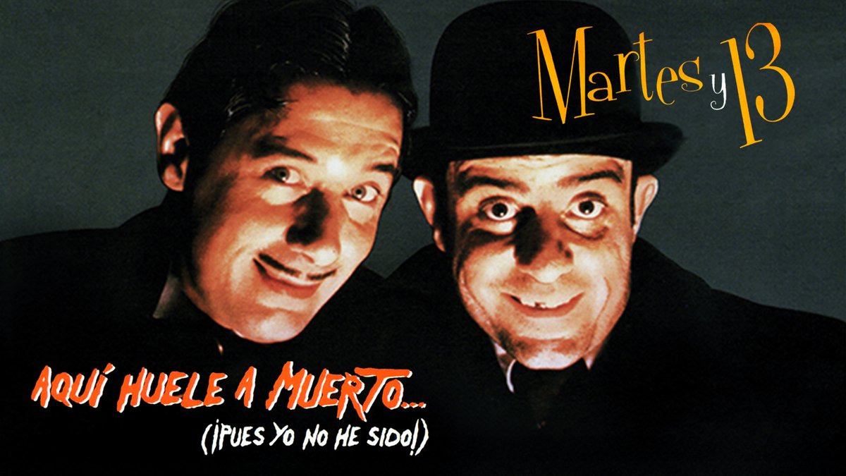 FlixOle's tweet image. Un día como hoy, en 1989, se estrenaba en salas 'Aquí huele a muerto (¡pues yo no he sido!). Risas, y algún otro susto, con los míticos Martes y Trece. ¿Qué recuerdos tenéis de la película?