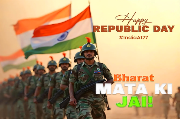 ASndhu2's tweet photo. From independence to innovation, India’s Republic keeps moving forward. 🇮🇳#IndiaAt77 https://t.co/ie2HfTKsAV