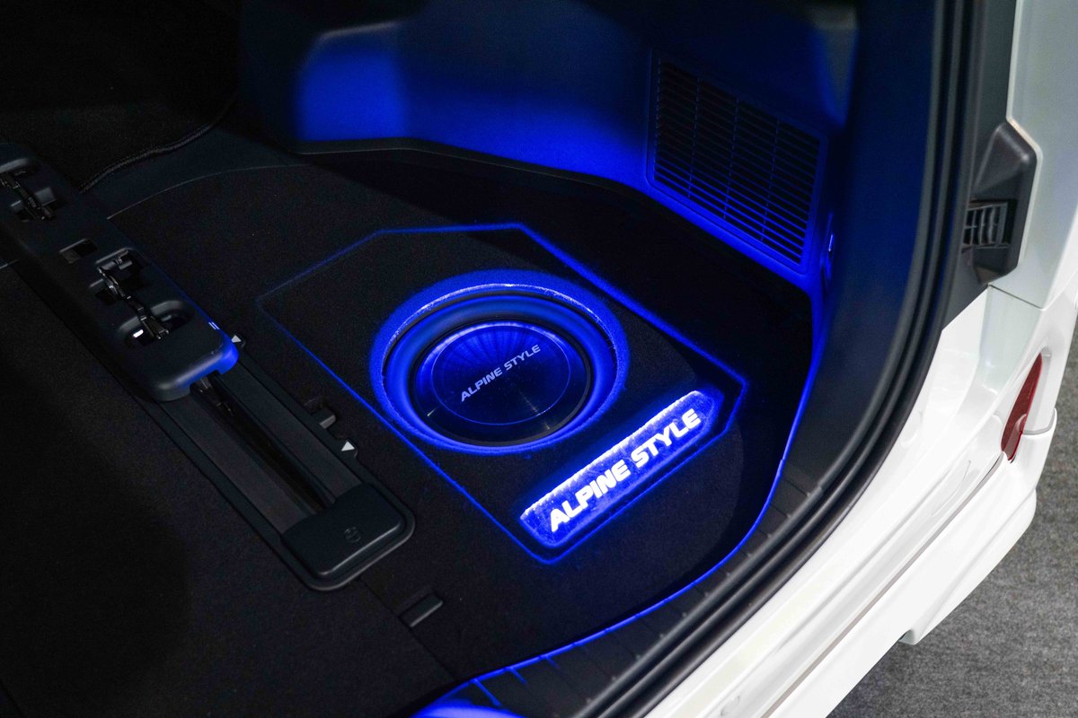 ALPINE R-J ウーファー LEDバックライト付き 40系アルファード／ヴェルファイア専用 アルパインスタイル ラゲッジ