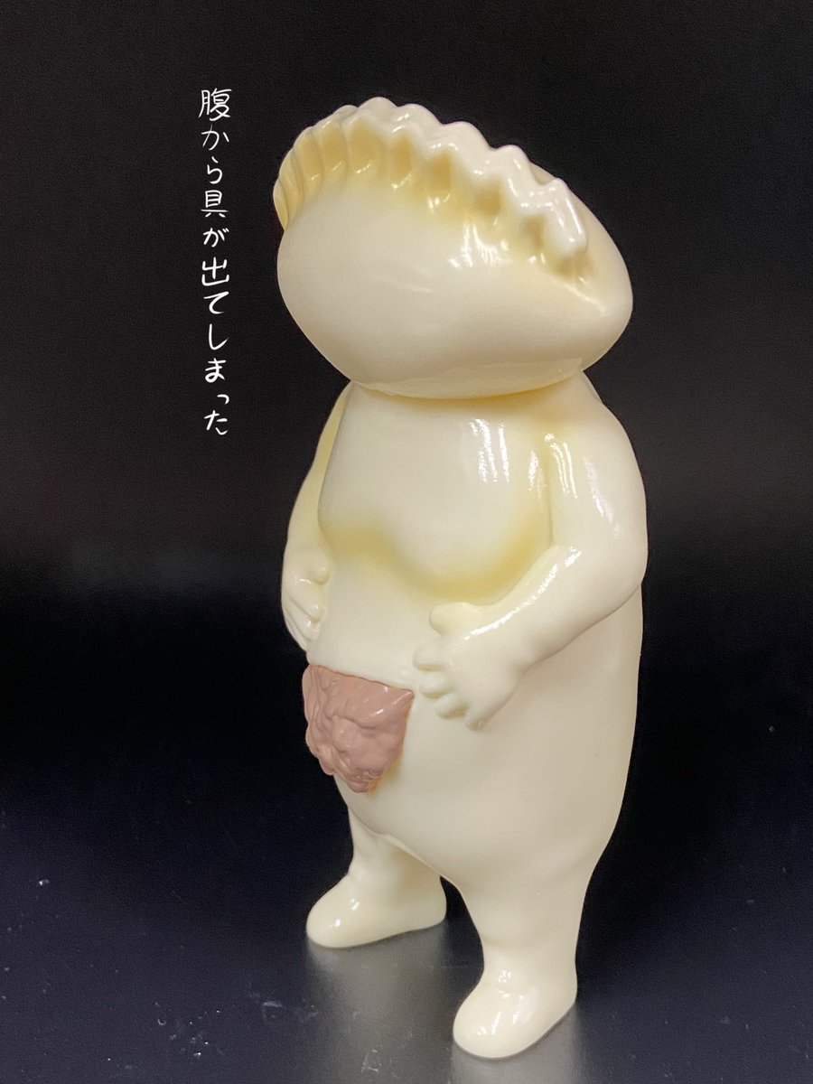 頭を180度回せば、うつむき加減になります🥟
#ドロヘドロ　#ソフビ　#WF2026Ｗ