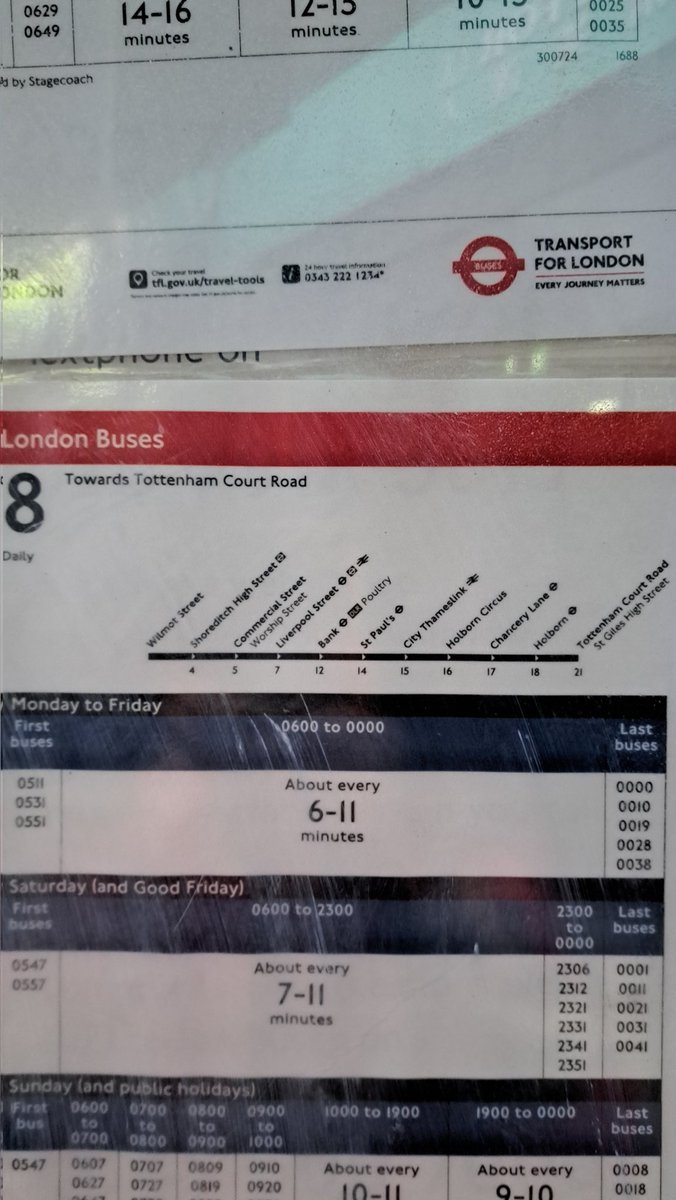 Change bus 8 schedules or regulate the system! <a href="/TfL/">TfL</a> 15 mins waiting and still not here! 'In 5 mins' on display for about 10mins!