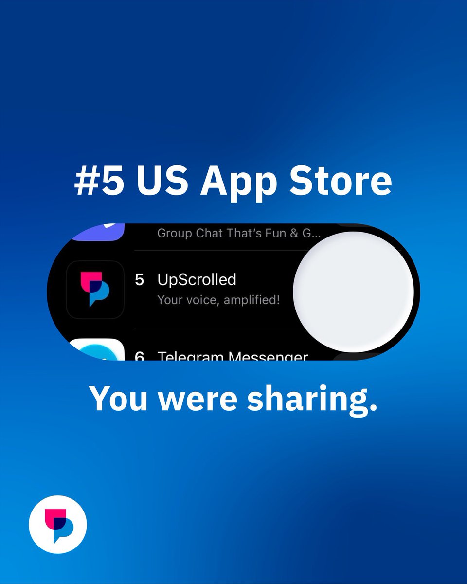 UpScrolled tweet media