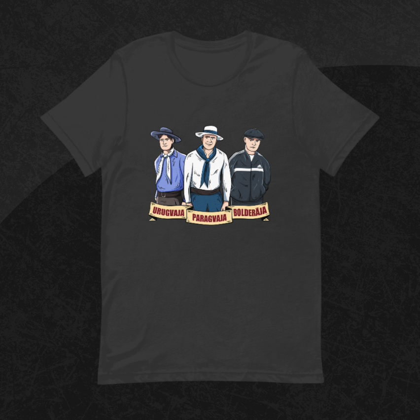 Urugvaja, Paragvaja, Bolderāja. ✏️👕