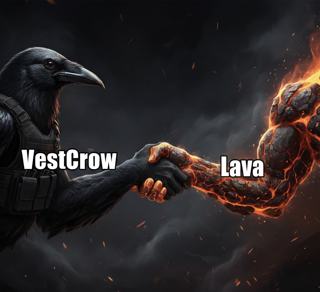 🚨Floor is Lava x VestCrow🚨

We’re proud to partner with @0xfloorislava.

🔒 The $LAVA supply (Dev &amp; pre-sale) is now locked and is vested according to the vesting schedule

📄 Red Paper: docs.google.com/document/d/1Yw…
 
🧾 Contract: basescan.org/address/0x59d7…