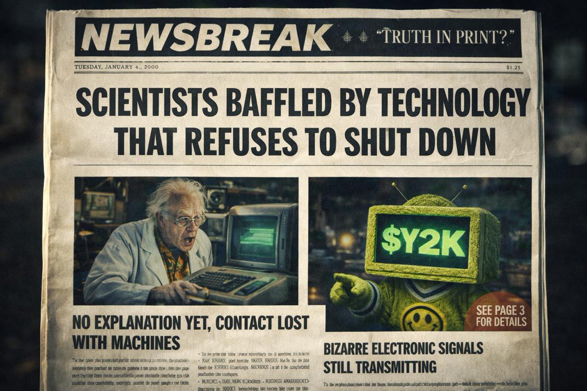 A little unknown fact below $AOL V2 now with #Y2K support, come