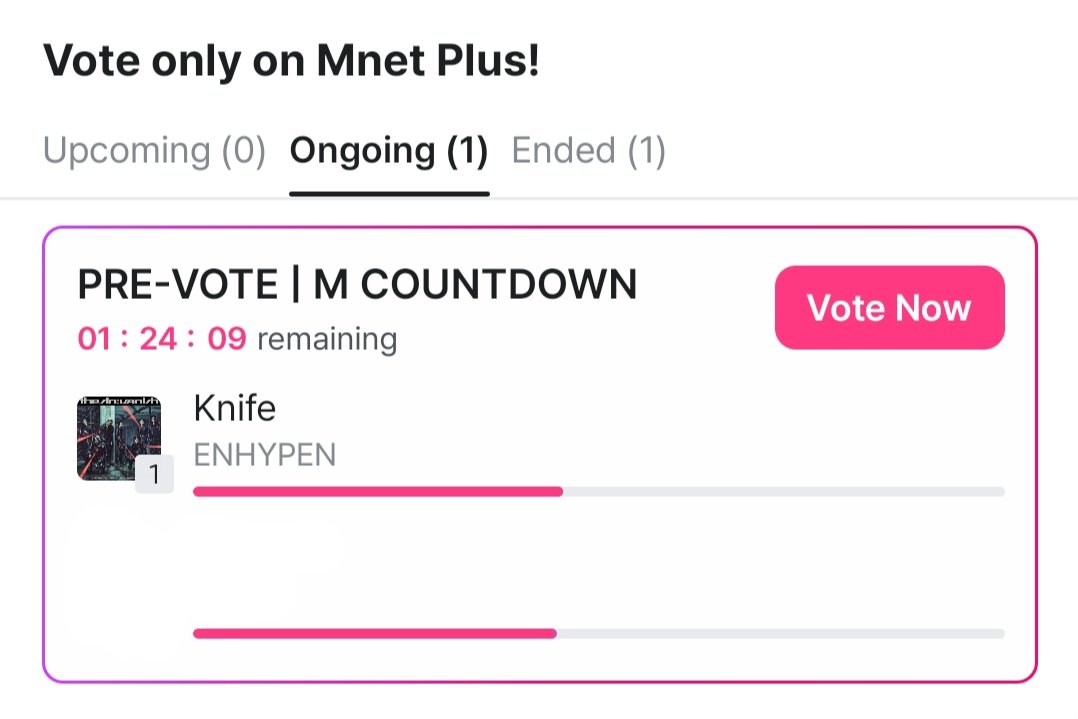 VotingEnhypen_'s tweet image. 🚨 ENGENEs, a pré-votação do MCOUNTDOWN termina HOJE de 11h59. Precisamos aumentar nossa vantagem, quem ainda não votou, VOTE 🚨

#ENHYPEN #THE_SIN_VANISH #THE_SIN_VANISH_OutNow #EN_Knife @ENHYPEN_members @ENHYPEN
