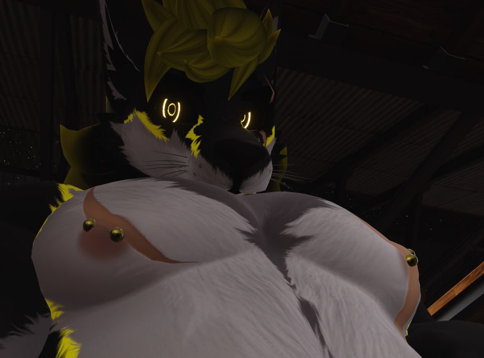 hatterva's tweet photo. How ya doin~💪🏻

#Furry #Vrchat #DadBod https://t.co/qyc0U1R9Fa