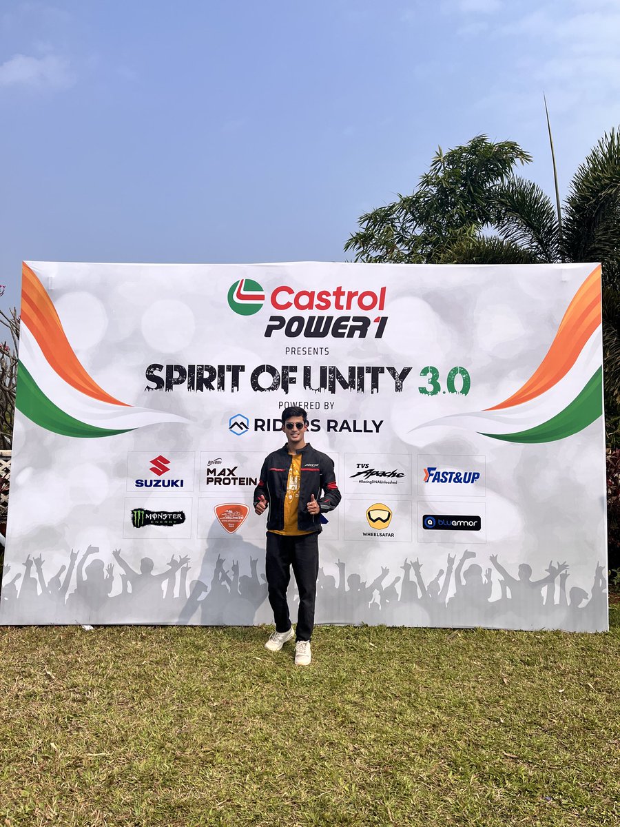 GaurangKudale's tweet image. Thrilled to kick off Republic Day 2026 with my first epic group ride at Castrol Power1 Spirit of Unity 3.0 in Lonavala! 🏍️🇮🇳 Rode proudly with the brotherhood on my TVS Ronin, celebrating unity and the tricolour spirit. Unforgettable vibes! 
#JaiHind #SpiritOfUnity #TVSRonin