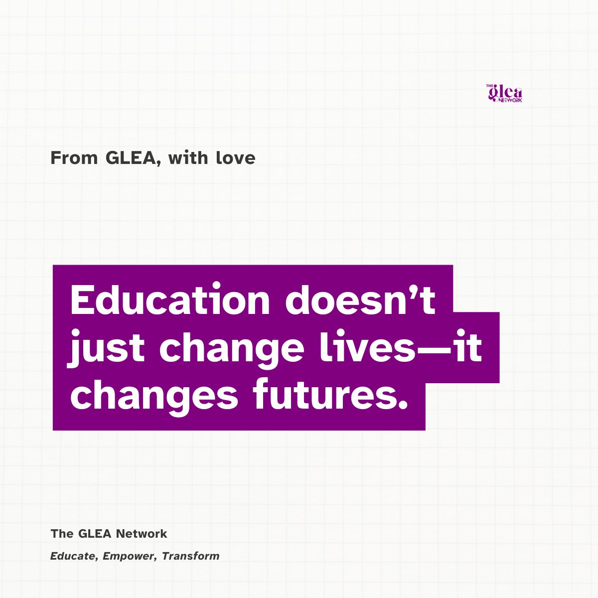 thegleanetwork's tweet photo. Education plants the seeds of informed choices, equal opportunity, empowered voices, confidence, and lasting change. What we teach today becomes the world we live in tomorrow.

Today we celebrate the power of learning. 
#InternationalDayOfEducation #mondayseries #thegleanetwork https://t.co/nx3OT0w0N9
