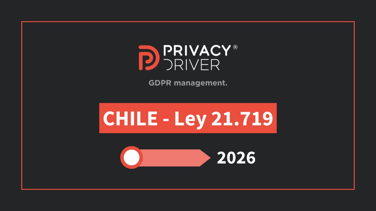 🇨🇱 Nos complace presentaros la versión para CHILE de #PrivacyDriver, software dedicado a la gestión integral del cumplimiento de la Ley 21.719, que regula la protección y el tratamiento de los datos personales.

🔎 #Ley21719 · #ProtecciónDeDatosChile
🔗 privacydriver.com/privacy-driver…