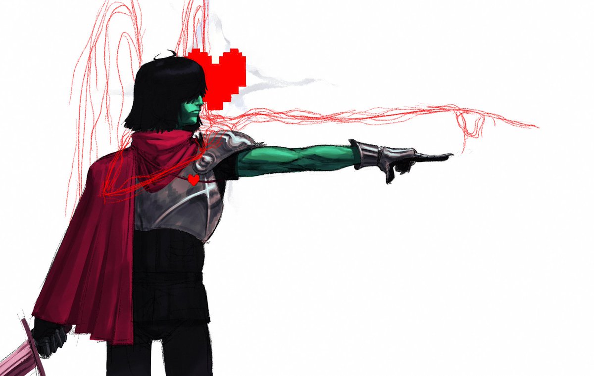 Leader, commands the party with various ACTs. #DELTARUNE