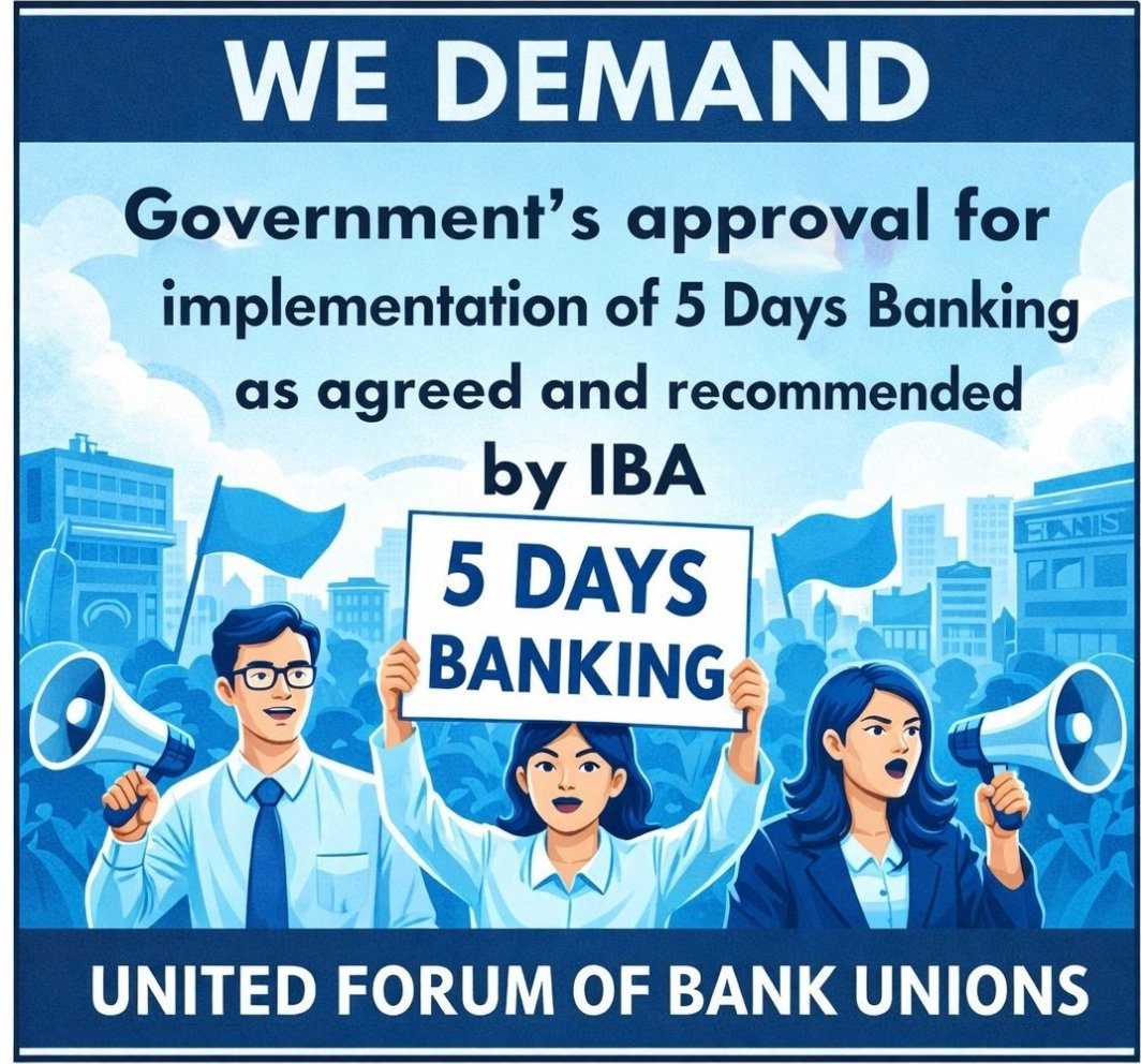 #5DaysWeekForBankers