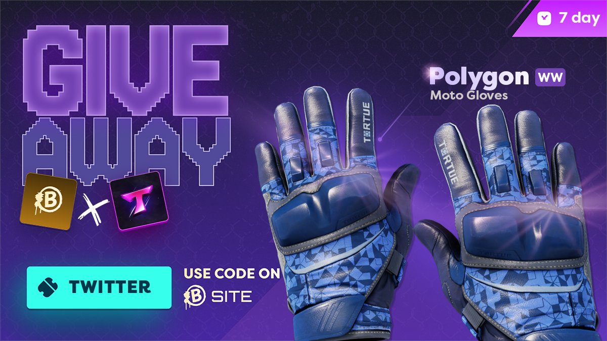🎁 Moto Gloves | Polygon WW ($175)

➡️ TO ENTER:

✅ Follow me &amp; <a href="/bdotsite/">BSite</a>
✅ Retweet
✅ Tag a friend

⏰ Giveaway ends in 7 days!