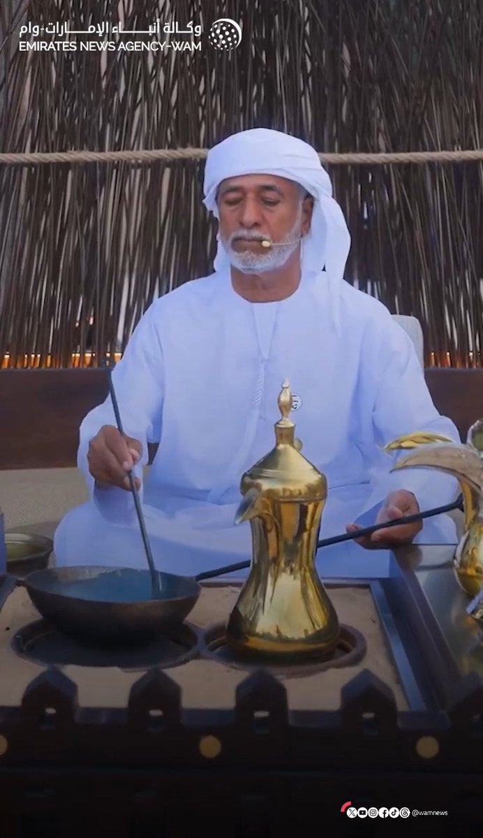 "ليوان القهوة الإماراتية".. رحلة فريدة .. تجمع الأجيال ضمن مهرجان الحصن بأبوظبي #وام 