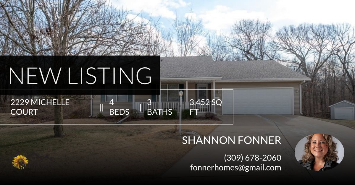 FonnerHomes's tweet photo. 📍 New Listing 📍 Take a look at this fantastic new property that just hit the market located at 2229 Michelle Court in Bartonville. Reach out here or at (309) 678-2060 for more information https://t.co/1hnjkoQZrv https://t.co/ybDB5Mvvg0