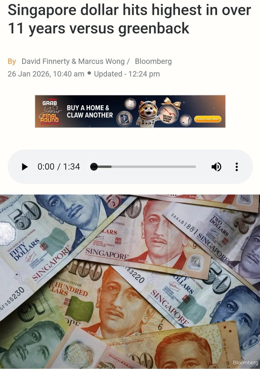 Bukan RM sahaja....kebanyakan matawang serantau sedang mengukuhkan  berbanding USD.... Singapore Dollar (SGD): +~1.20% Thai Baht (THB): +~0.48%  Indonesian Rupiah (IDR): +~1.13%