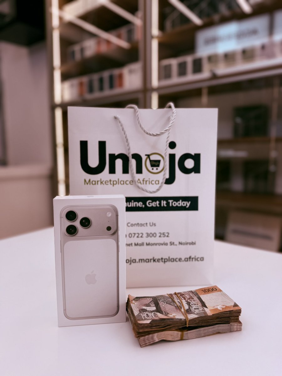What a beautiful Monday.

Another iPhone 17 Pro-Max just found a new home away from our shelves.

Kshs 175,000 only.