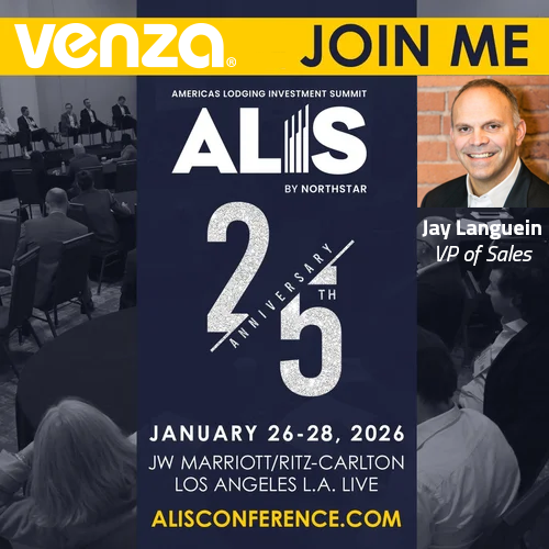 ALIS is underway in Los Angeles: 3 days of thought leadership, innovation, &amp; conversations driving hospitality forward. Attending? Connect with VENZA’s Jay Languein to explore next-gen cybersecurity resilience for hotels in 2026 &amp; beyond. We hope to see you there! #ALIS2026