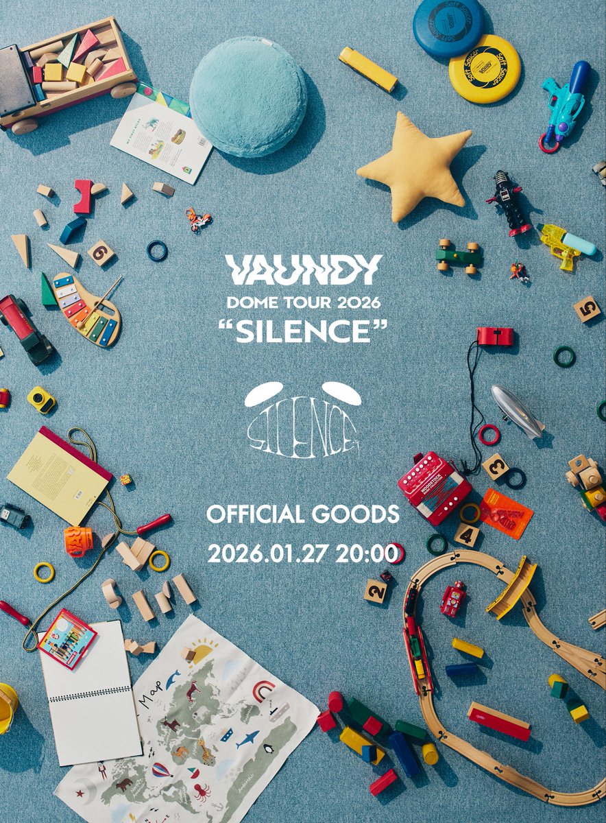 Vaundy「SILENCE」ドームツアーグッズがファンに大人気 玩具モチーフの