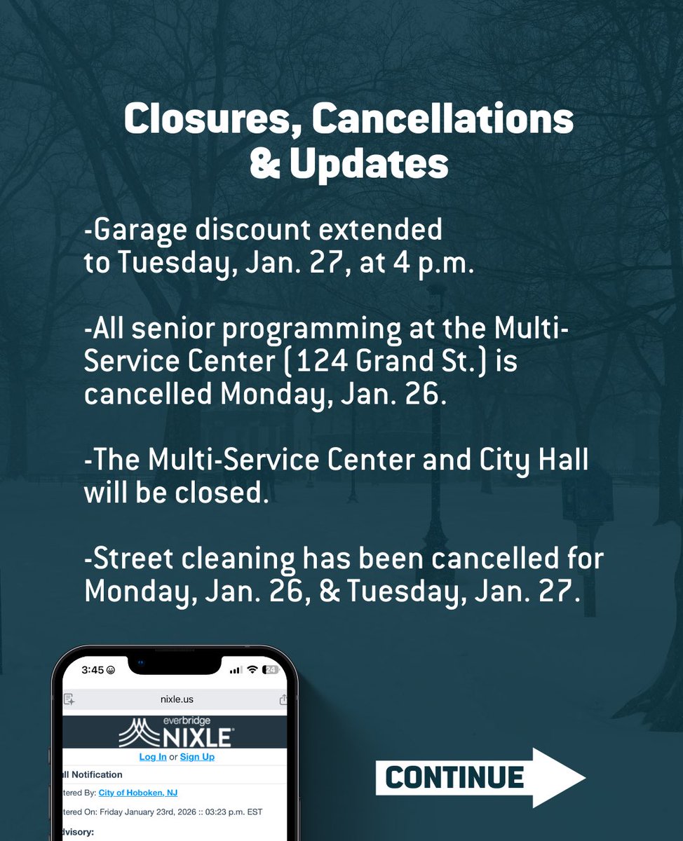 City of Hoboken tweet media