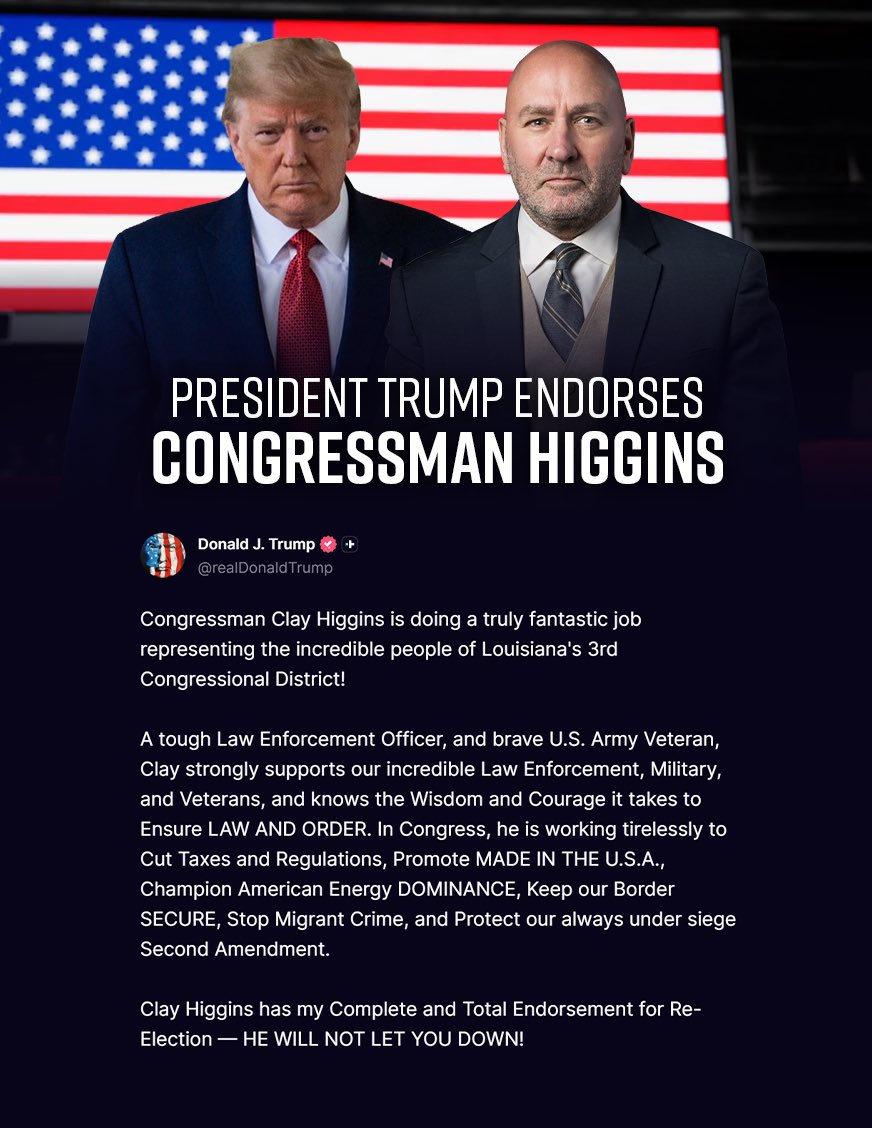 Clay Higgins tweet media