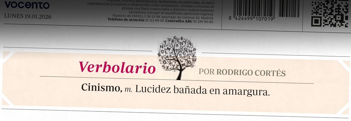 «Cinismo»; 19/ene/2025: voz n° MMMDCCCIII <a href="/rodrigocortes/">Rodrigo Cortés</a>