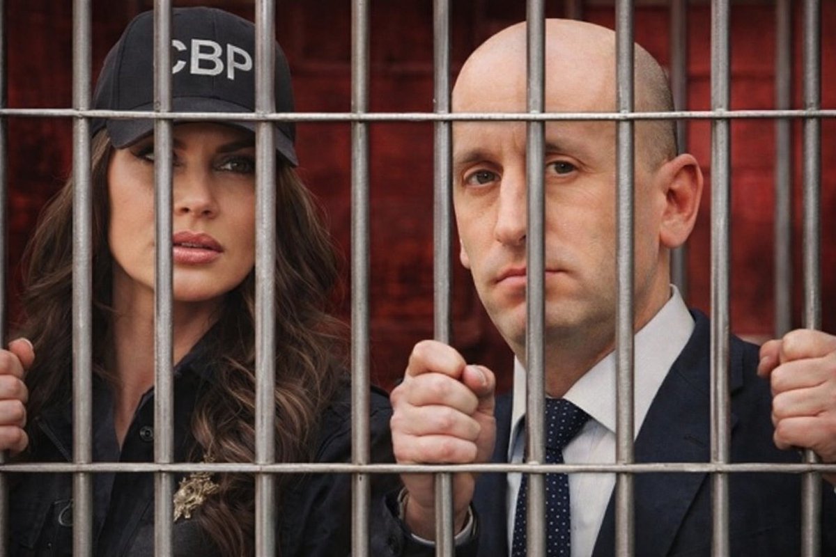 I yearn for <a href="/KristiNoem/">Kristi Noem</a> and <a href="/StephenM/">Stephen Miller</a> to go down. Hard. Worthless motherfucking racist sacks of shit. 
#Racists #Magatards #MAGACultMorons #KristiNoemMustResign #stephenmillernazi #StephenMiller #ICEGESTAPO