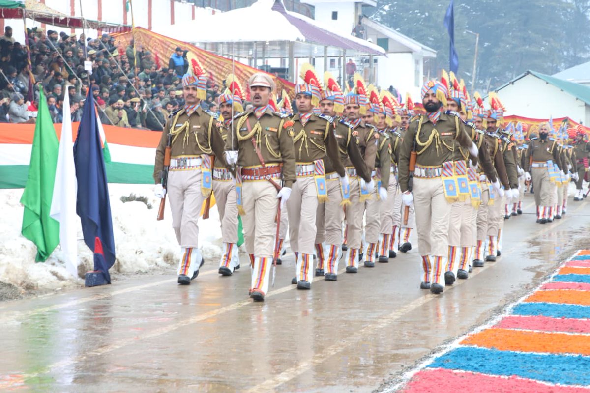On this proud 77th Republic Day <a href="/162bncrpf/">@162bncrpf</a> ,kupwara (J&amp;K) embodied grit, determination and unwavering patriotism during Republic Day celebrations <a href="/crpfindia/">🇮🇳CRPF🇮🇳</a>  <a href="/JKZONECRPF/">J&K ZONE</a>  <a href="/KOSCRPF/">Kashmir Ops Sector, CRPF</a> <a href="/jammusector/">𝐉𝐚𝐦𝐦𝐮 𝐒𝐞𝐜𝐭𝐨𝐫 𝐂𝐑𝐏𝐅 🇮🇳</a>  <a href="/OpsNkor/">DIG OPS NKOR BARAMULLA</a> <a href="/JammuRange/">Range Jammu CRPF</a>