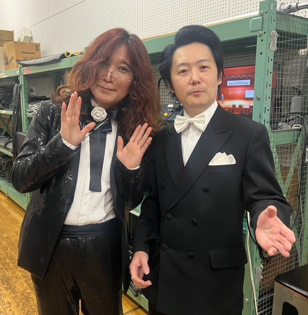 昨日は古賀政男音楽博物館で「刑部芳則の昭和歌謡史・古賀政男編」の講演を行いました。満員御礼となり、ご来場の皆様に感謝します。ゲストのタブレット純さんの歌声も最高でした。(刑部)　 #古賀政男音楽博物館 　#タブレット純 　#刑部芳則