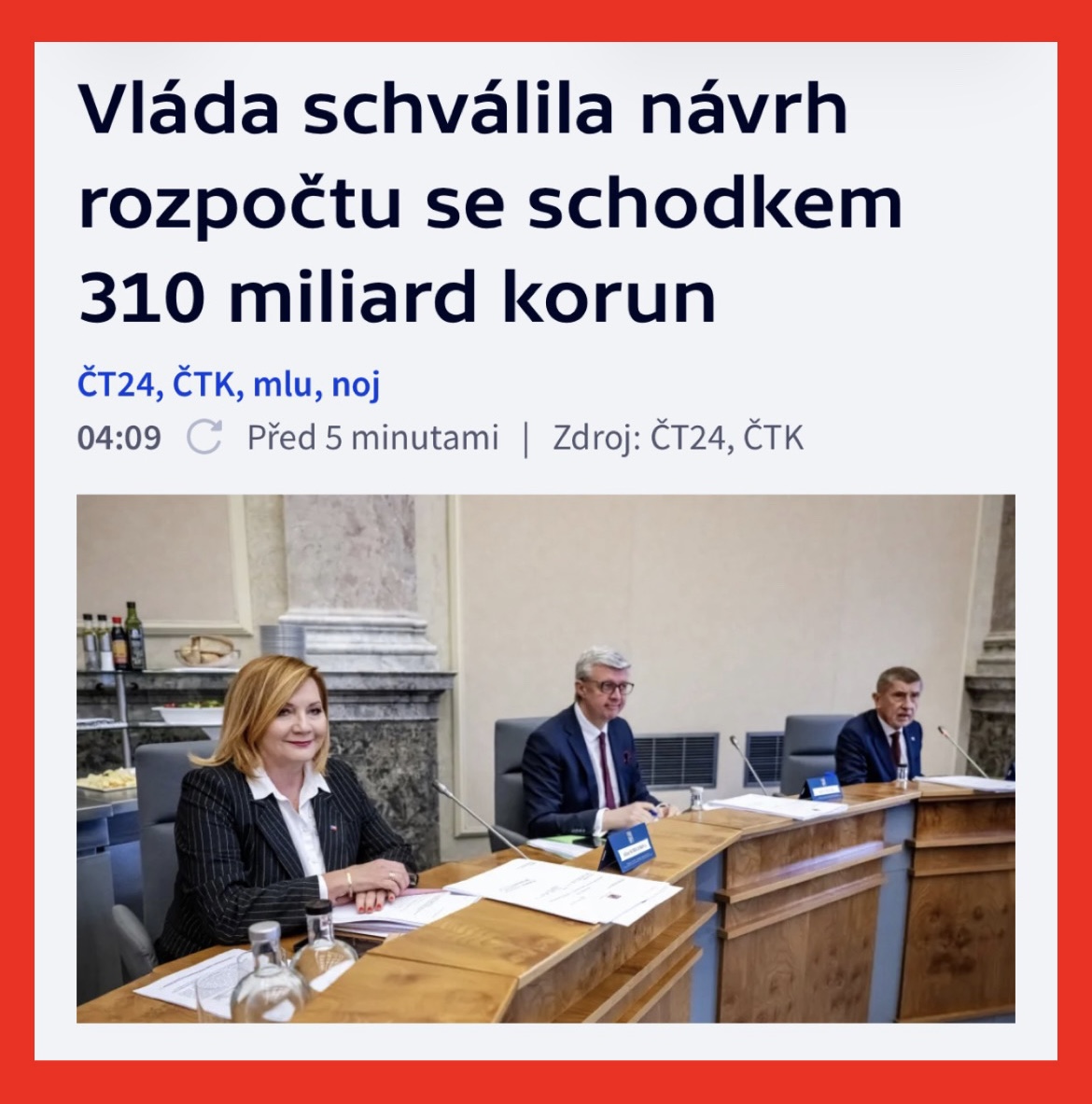 UlrichMilos's tweet image. Babišův kabaret oznámil premiéru staronového představení "Kašleme na rozpočtovou odpovědnost." Repríza je v plánu na 11. března.