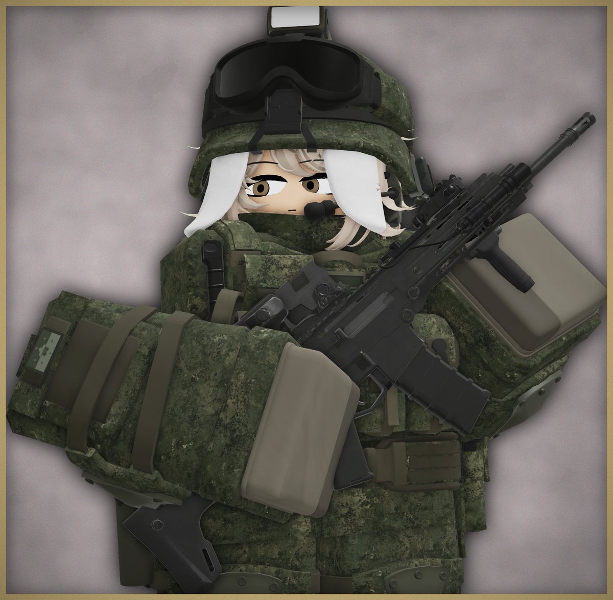 Haarinala's tweet image. Mizuho Infantry, Est. 2030 (218th Imperial Year)

Came from a long way, still called the "Imperial Army" internally. Though officially, they stuck with the Imperial Ground Forces in their 134th Imperial Year to follow a more defensive focused policy.