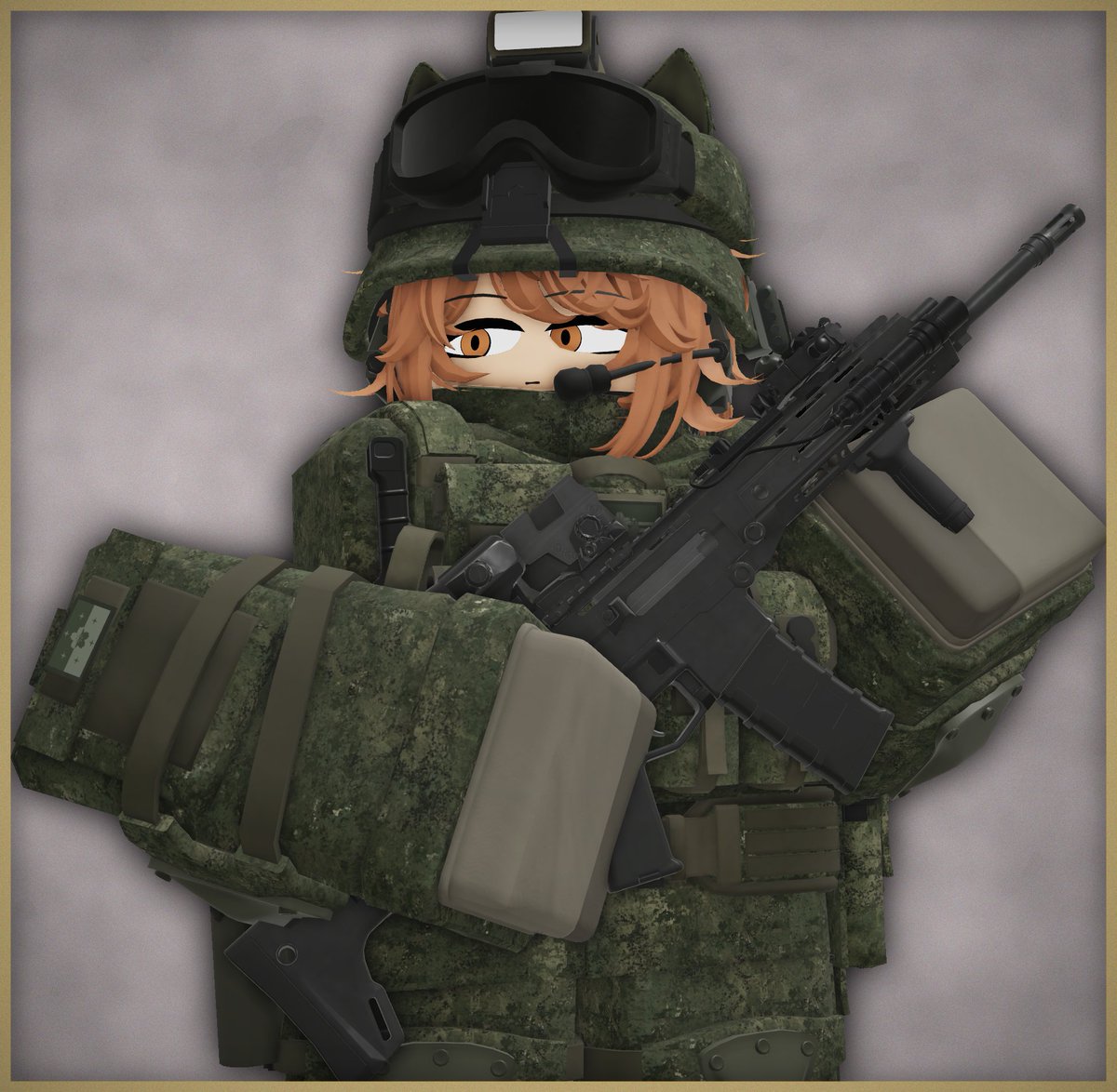 Haarinala's tweet image. Mizuho Infantry, Est. 2030 (218th Imperial Year)

Came from a long way, still called the "Imperial Army" internally. Though officially, they stuck with the Imperial Ground Forces in their 134th Imperial Year to follow a more defensive focused policy.