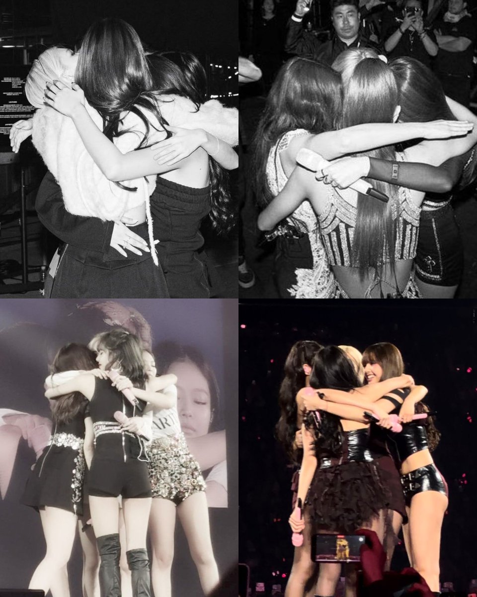 dollrozey's tweet image. THE BLACKPINK HUG 🥺🤍