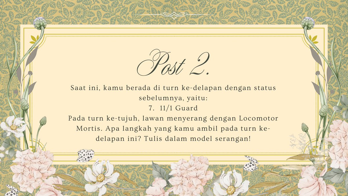 Mariocnette's tweet photo. @cottnge “Satu perkamen berhasil!” serunya riang. Tiba-tiba, selembar perkamen muncul, melayang ringan di udara seperti dibawa angin. Semua murid menatap terkejut saat perkamen itu perlahan bergerak dan berhenti tepat di kaki @AsDietrich.

[Silakan balas cuitan ini sampai 20.11] https://t.co/FKK62UlFgF