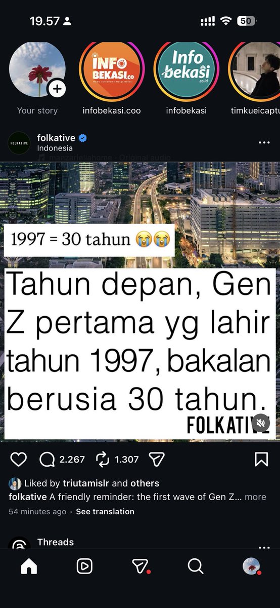 Not expected
Perasaan masih 20 deh wkwkw