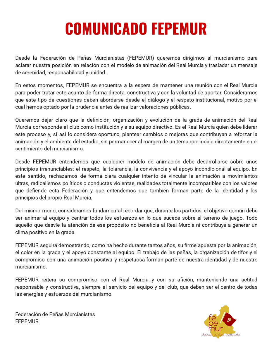 |COMUNICADO OFICIAL|