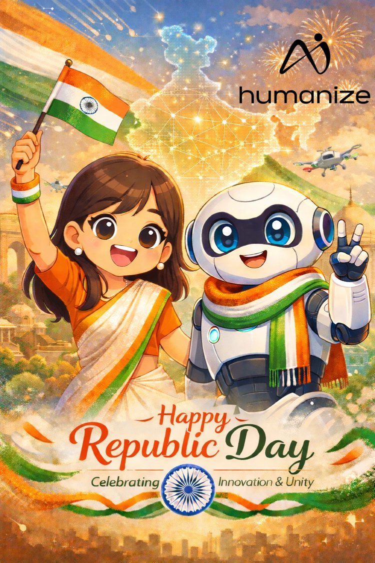 humanizetech_ai's tweet photo. Happy Republic Day 🇮🇳

From constitutional values to next-gen innovation - India’s AI journey is about progress with purpose.
Looking ahead to conversations shaping the future at the India AI Summit.

#RepublicDay #IndiaAI #HumanizingTechnology https://t.co/QoQYVe9wec