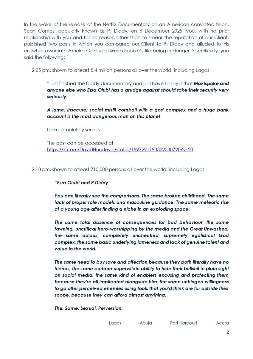 David Hundeyin tweet media