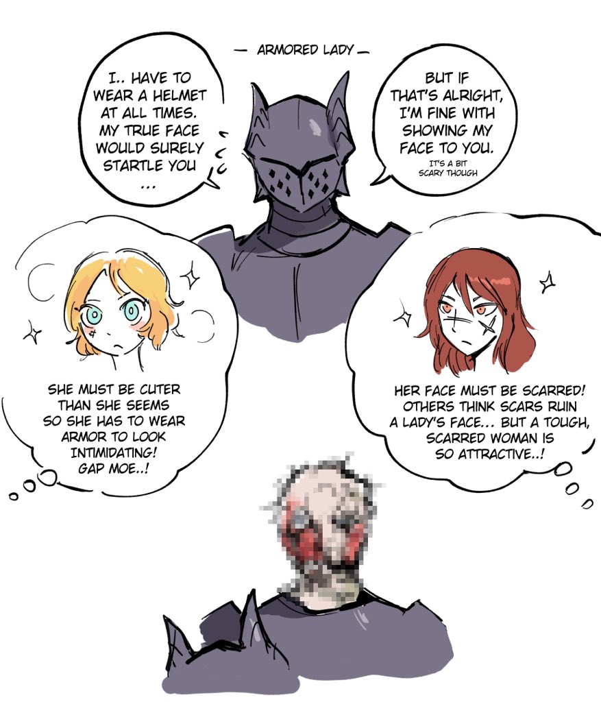 m0pan_'s tweet image. I like masked/helmeted lady designs like this…