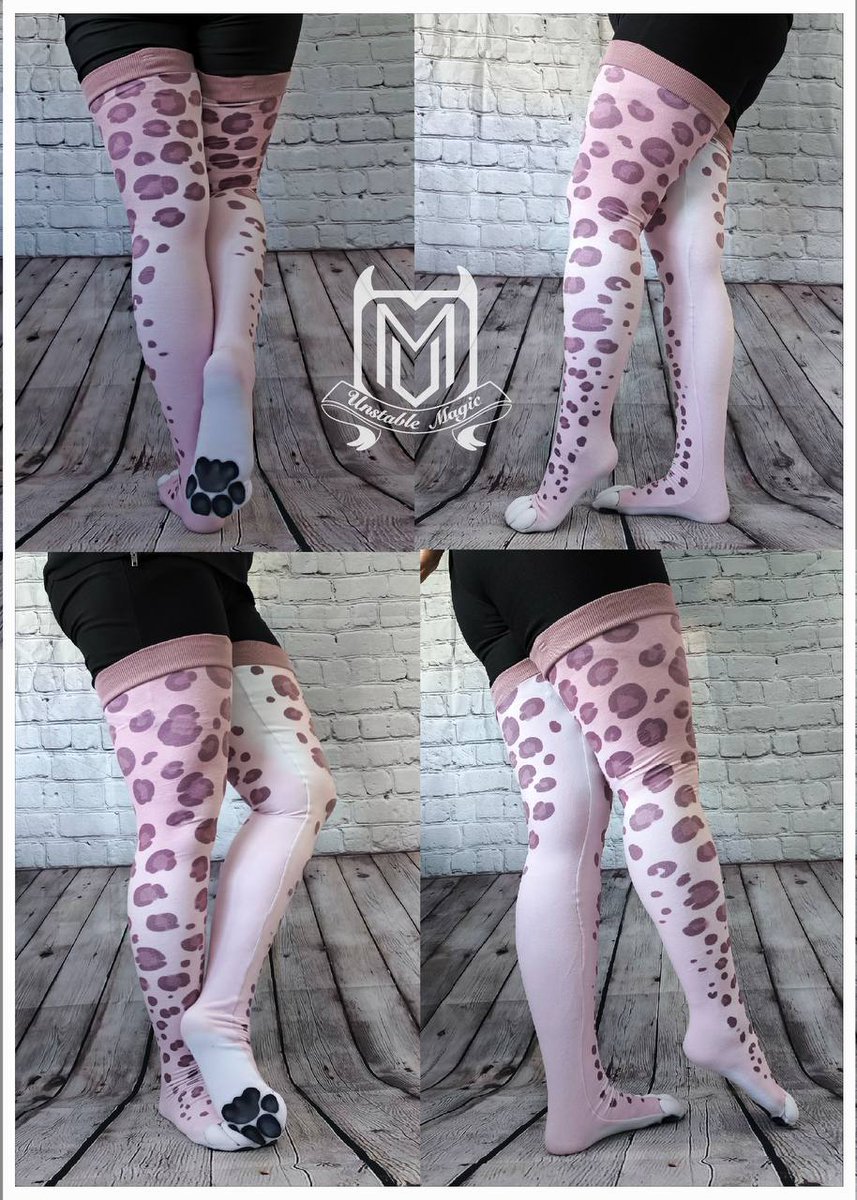 I have 4 pairs of each snow leopard species in stock.

115$
+ Shipping 20-25$
Length 100cm.  
Calf width 23-45cm.  
Thigh width 50-90cm
Material velvet sport